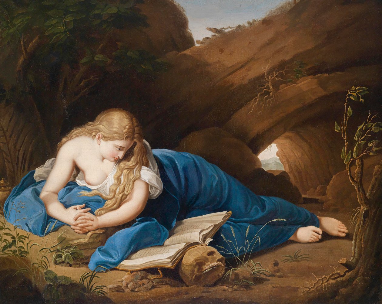 tövbekar Magdalena by Pompeo Batoni