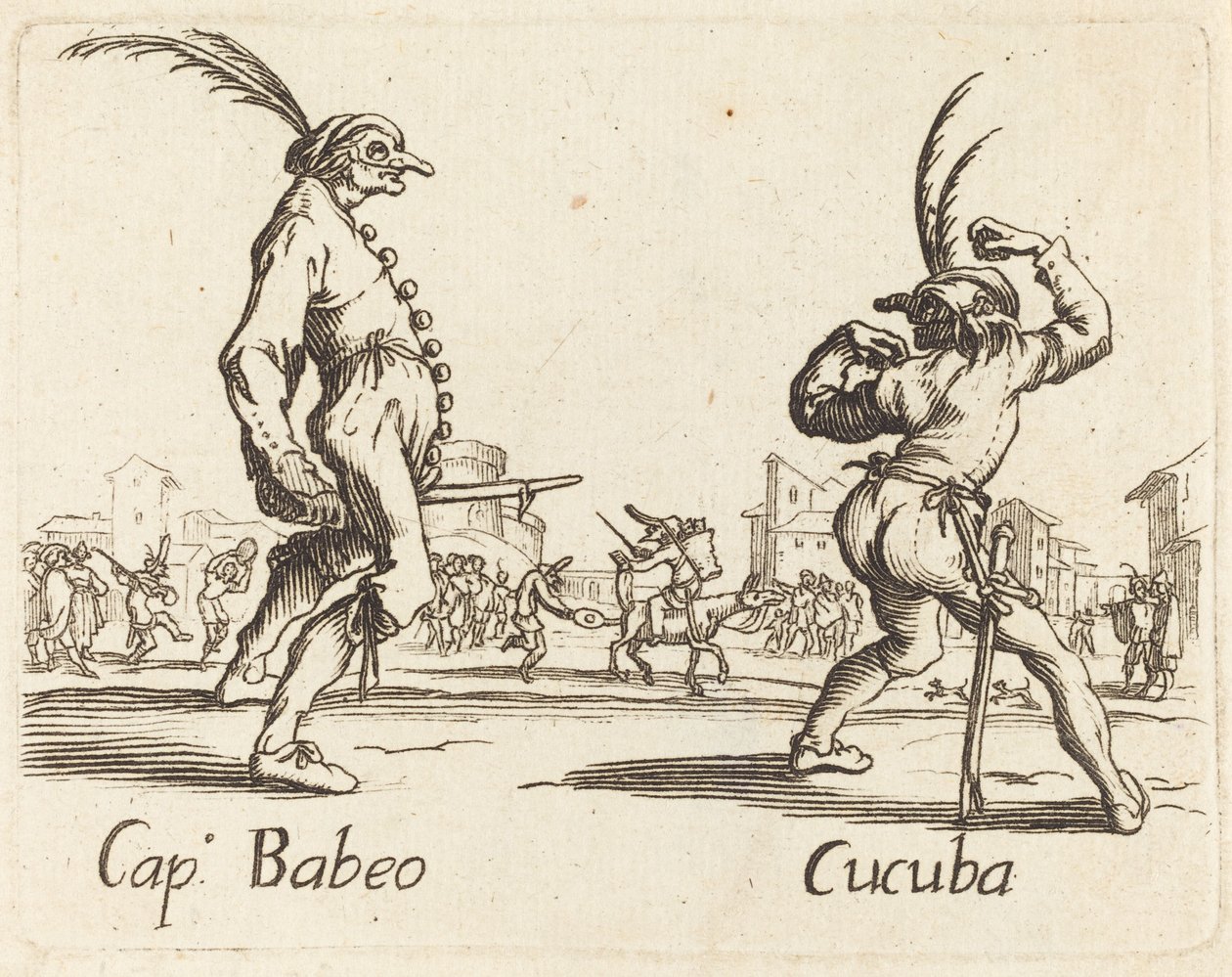 IV. Bölüm Babeo ve Cucuba by After Jacques Callot