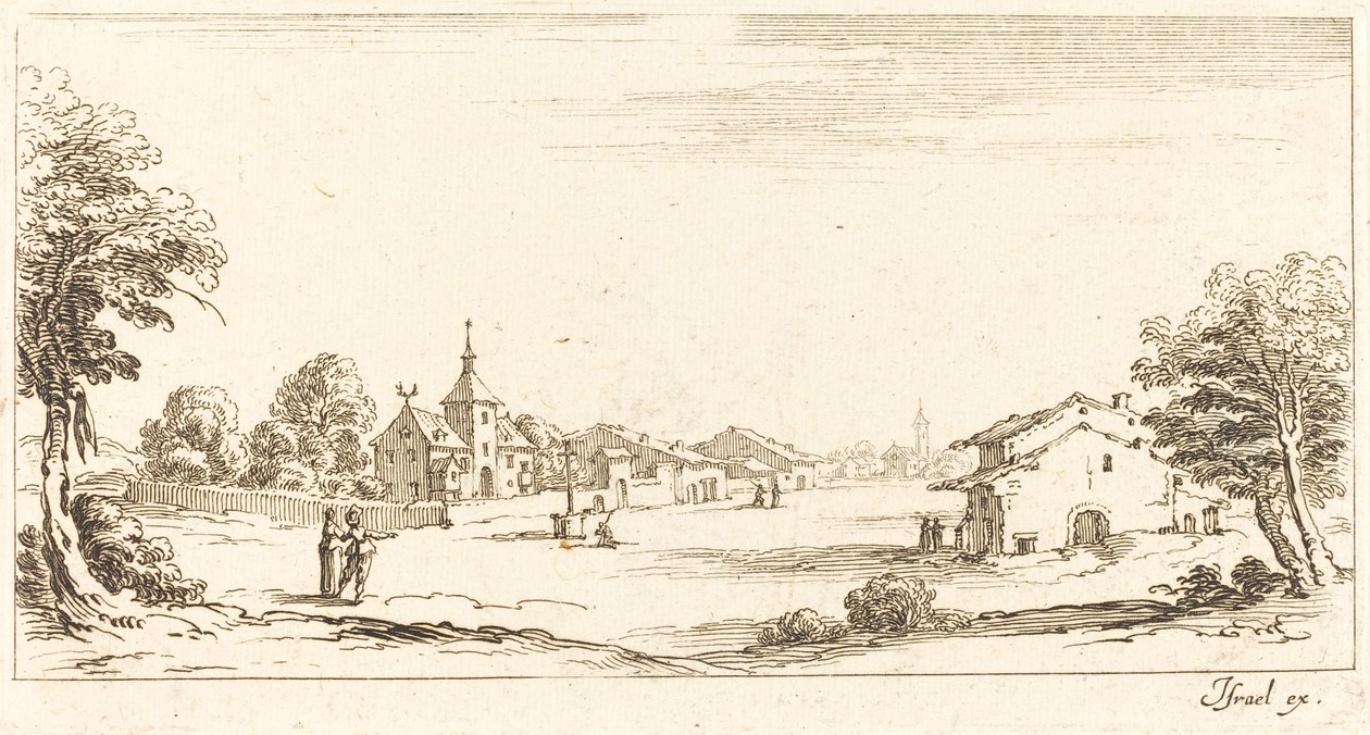 Manzara by After Jacques Callot