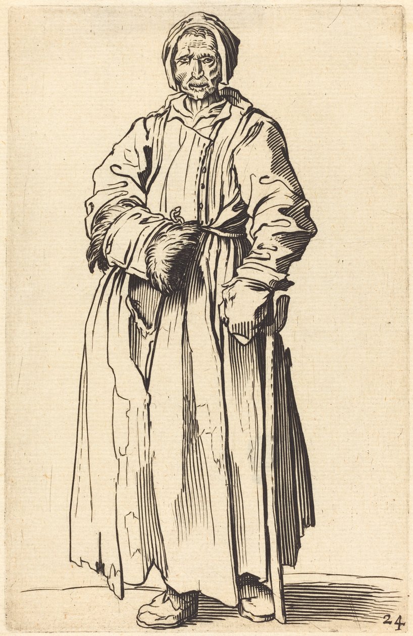 tek gözlü kadın by After Jacques Callot