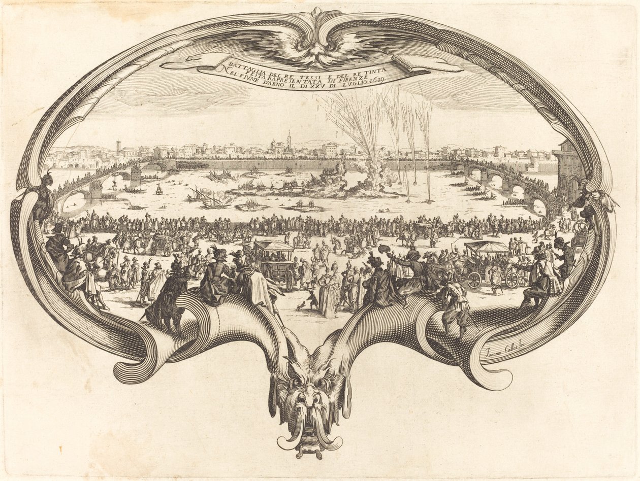 Fan by After Jacques Callot