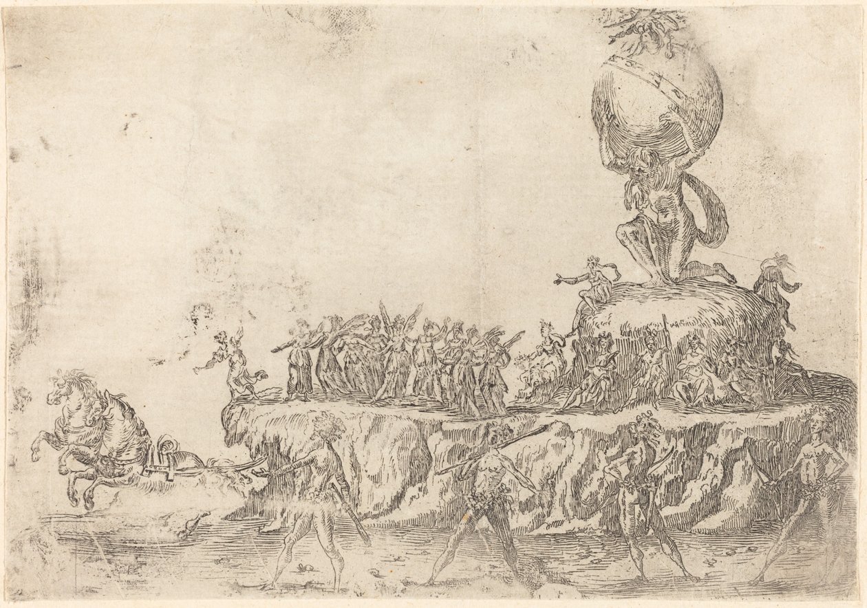 Güneşin Yüzdüğü by After Jacques Callot