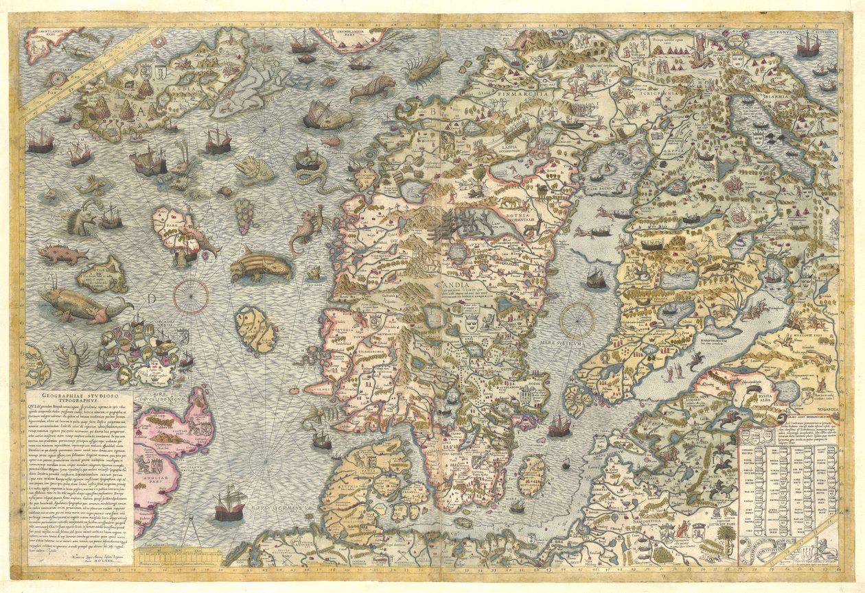 Carta yat limanının sadık bir reprodüksiyonu (1539