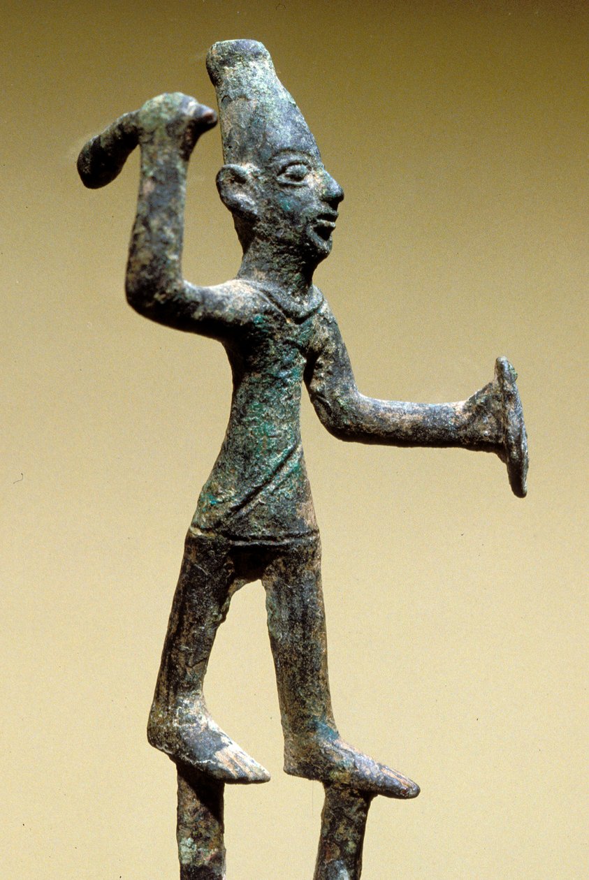 Baal Figürü, Kenan taşı (bronz) by Age Bronze