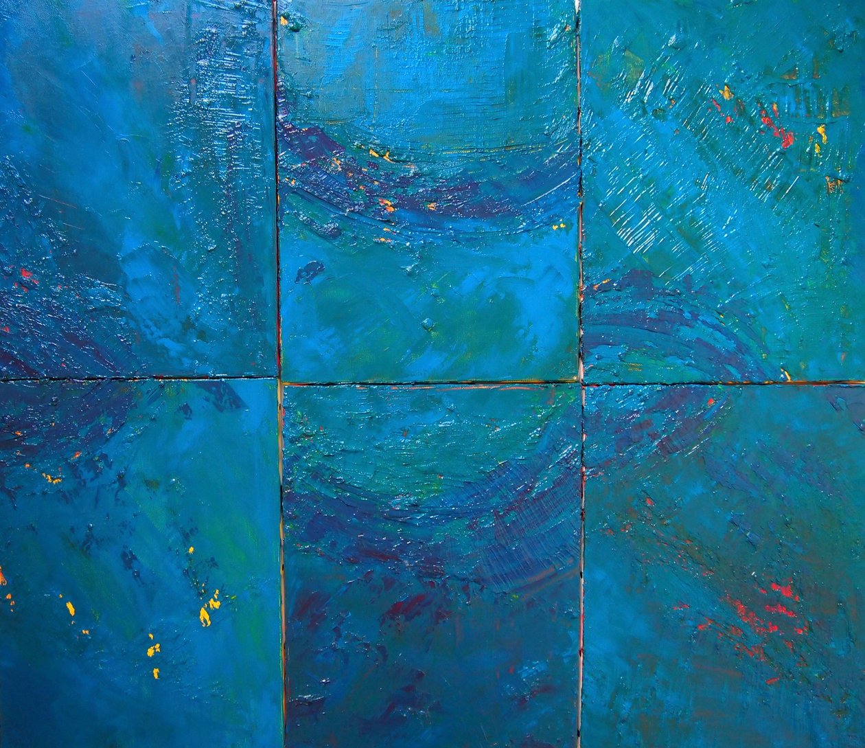 Haydi Oynayalım 1, 2019 (tuval üzerine yağlıboya karışık teknik) by Agnes Girardon