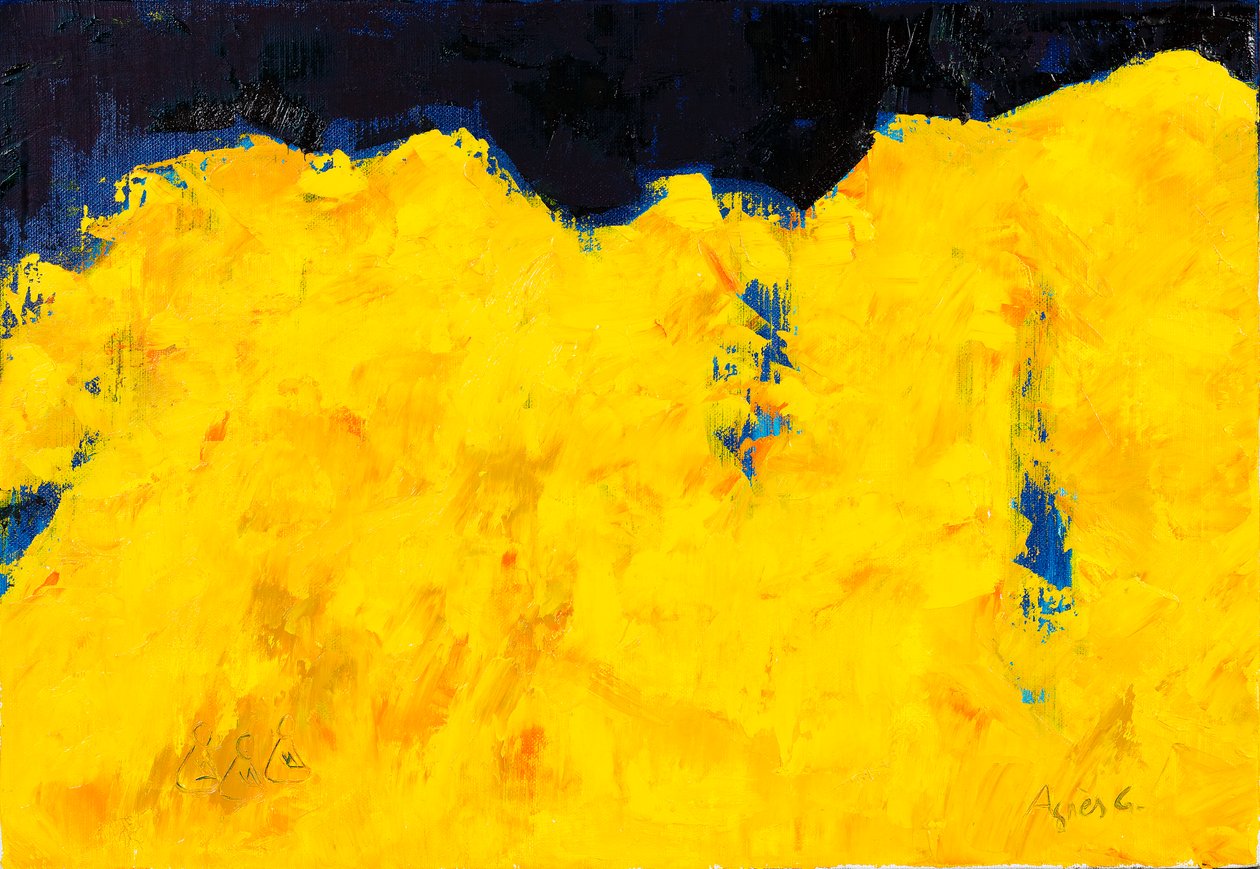 Dayanıklılık 2, 2018 (tuval üzerine yağlıboya) by Agnes Girardon