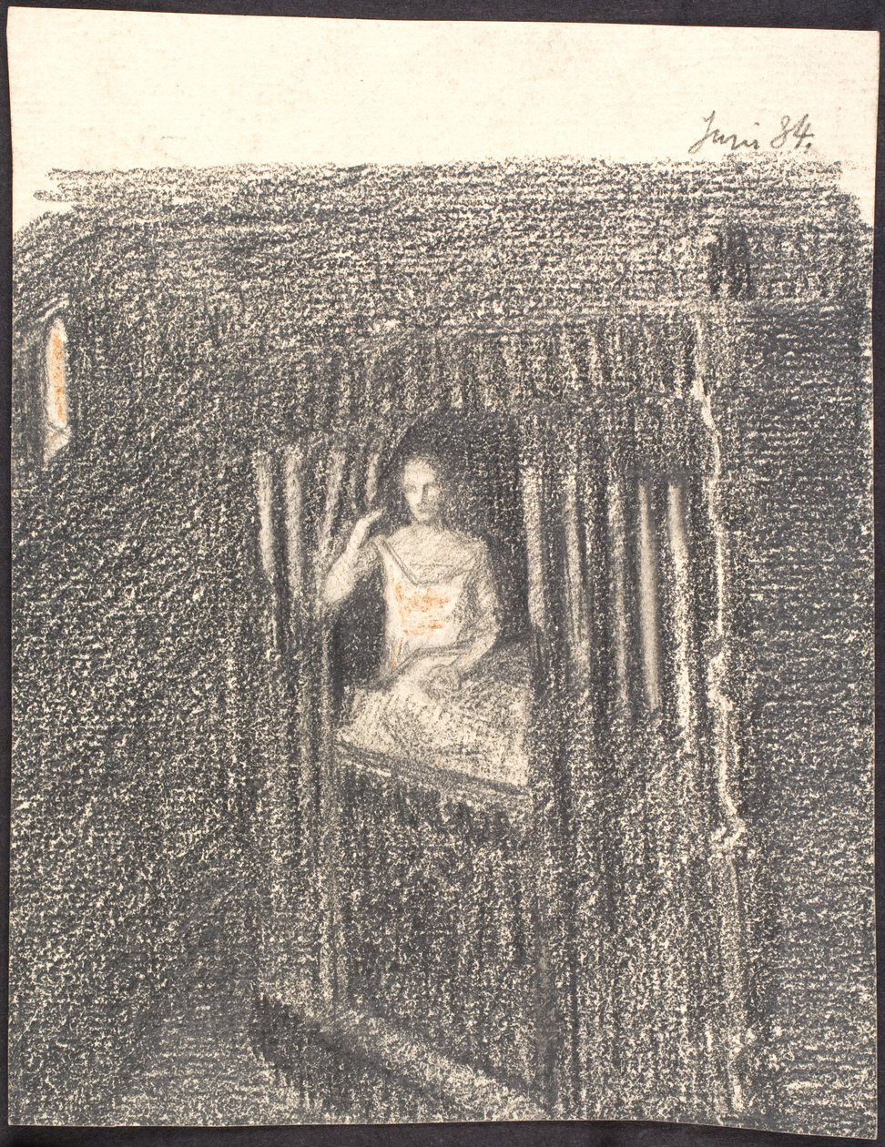 kadin, içinde, oyuk by Agnes Slott Møller