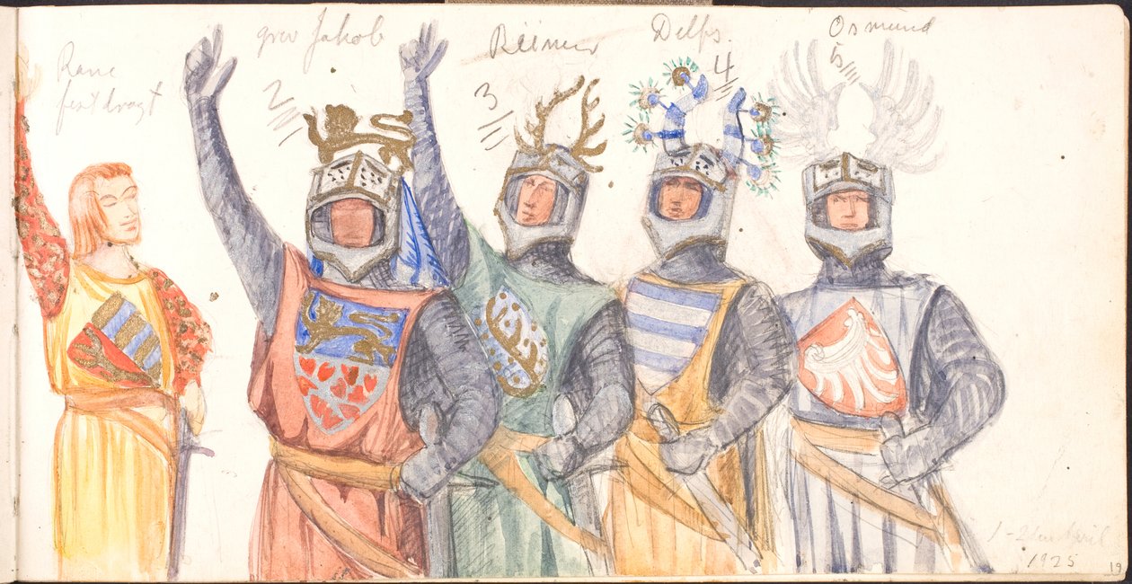 Eskiz defteri. 1918-1919-20-----25 by Agnes Slott Møller