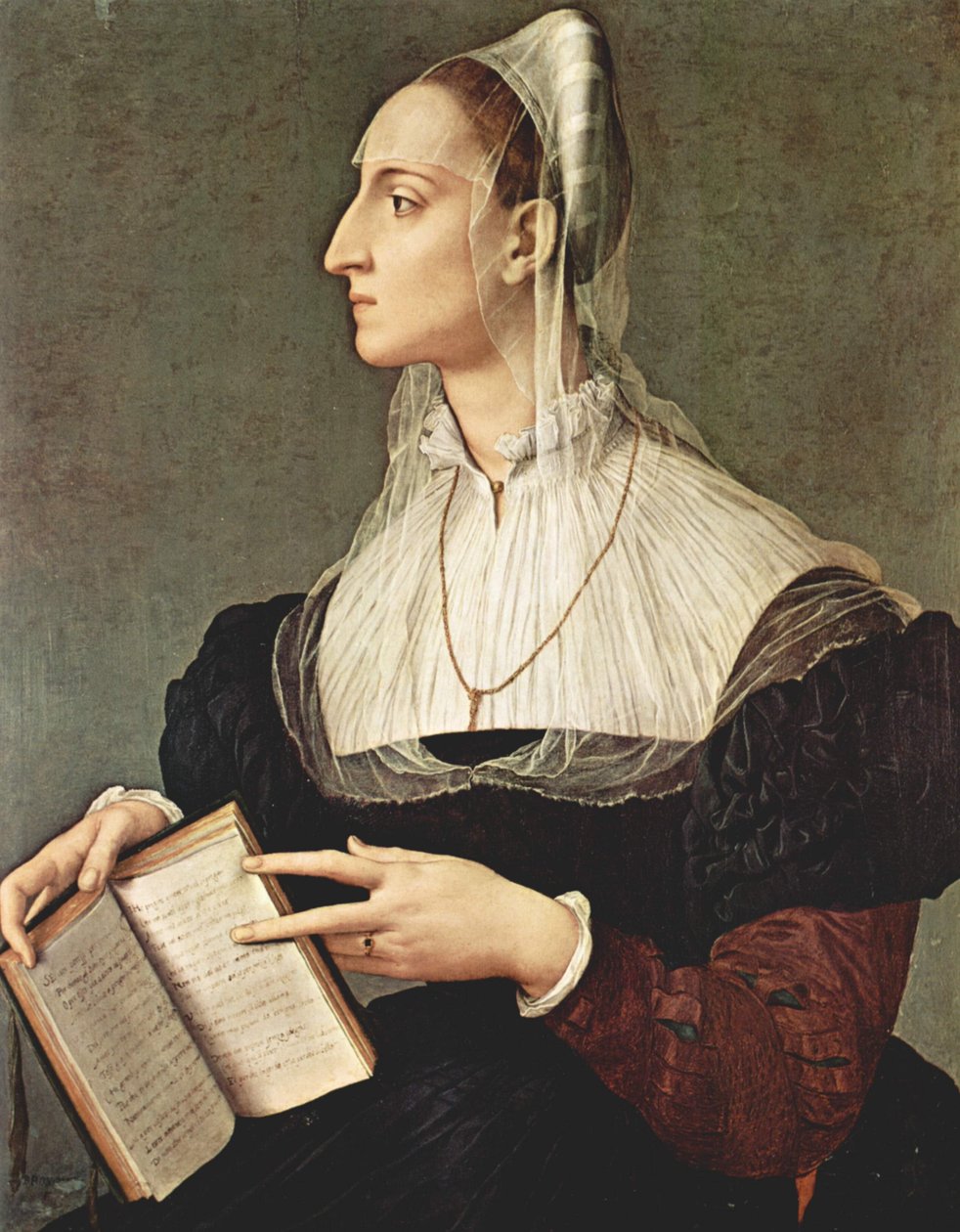 Laura Battiferri by Agnolo Bronzino