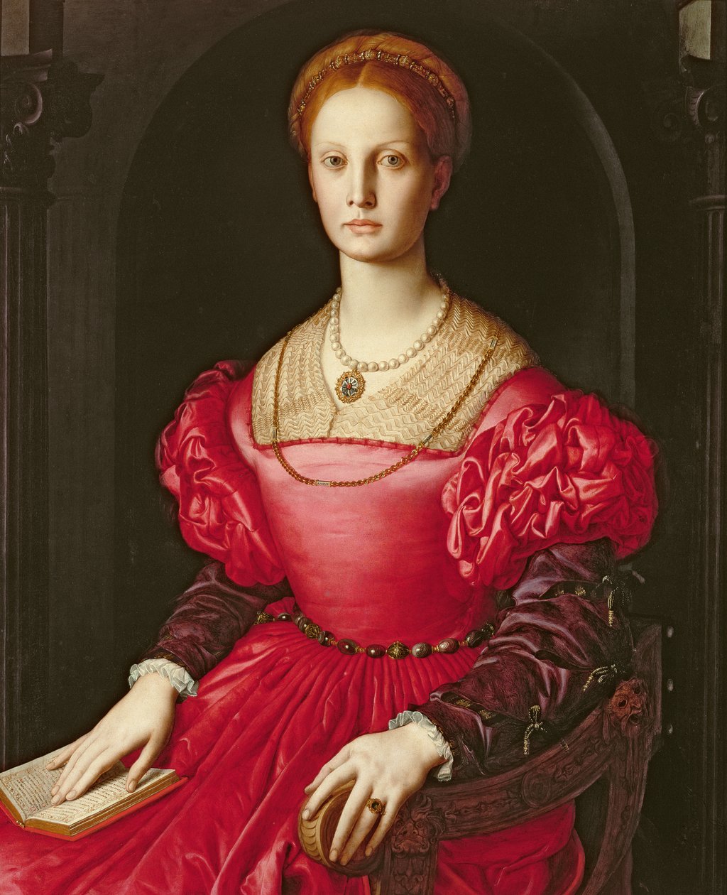 Lucrezia Panciatichi, c.1540  by Agnolo Bronzino