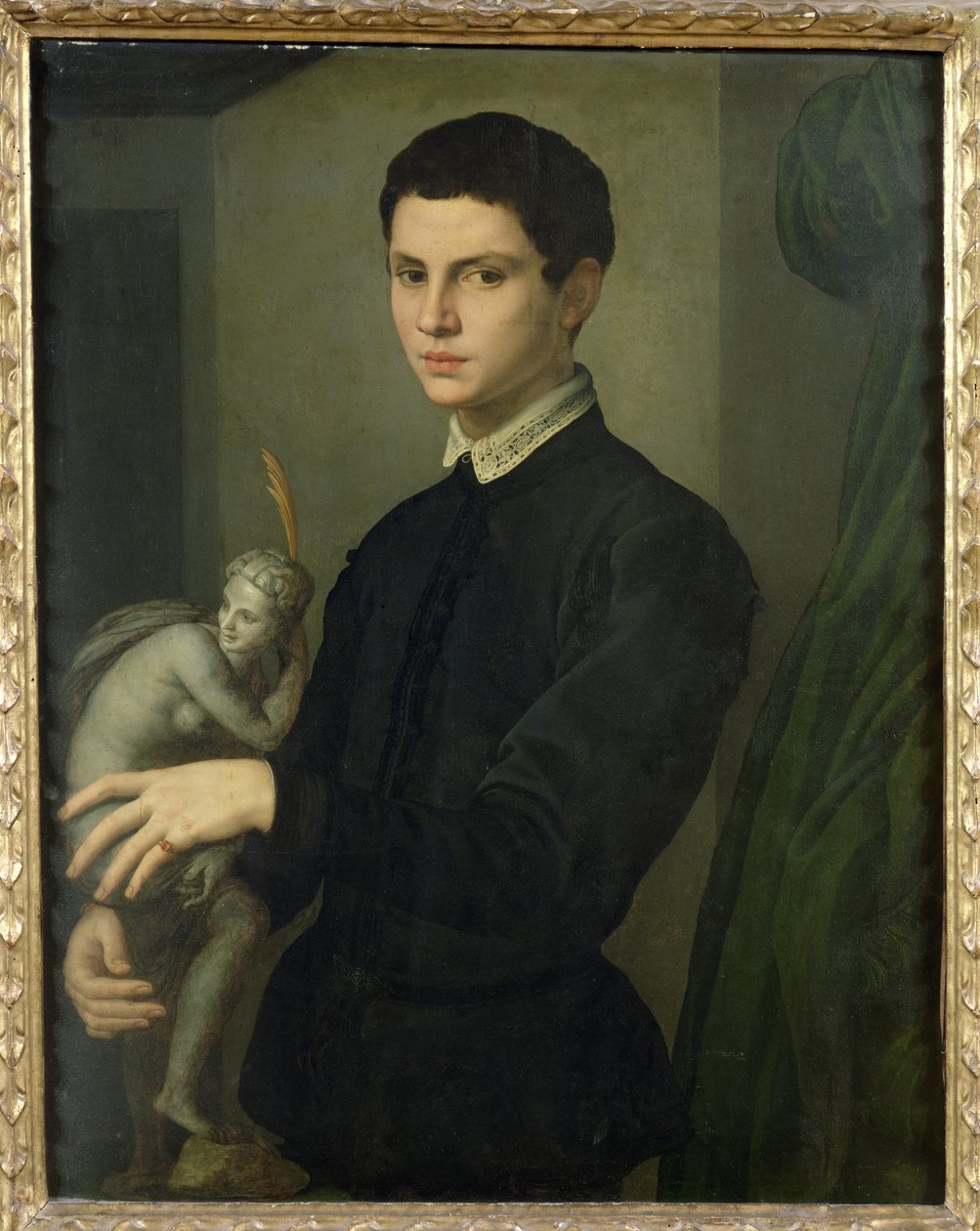 Bir Heykeltıraşın Portresi, muhtemelen Baccio Bandinelli (1493-1560) by Agnolo Bronzino