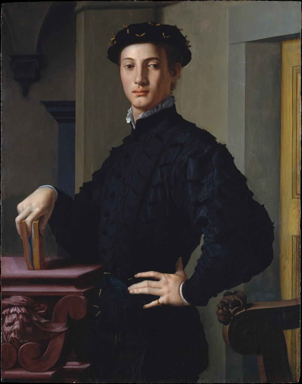 Genç Bir Adamın Portresi by Agnolo Bronzino