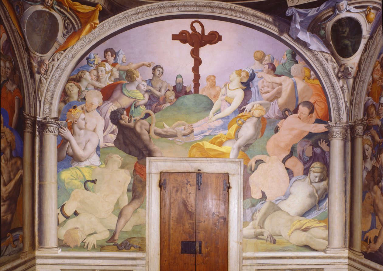 Yılanın hayranlığı by Agnolo Bronzino