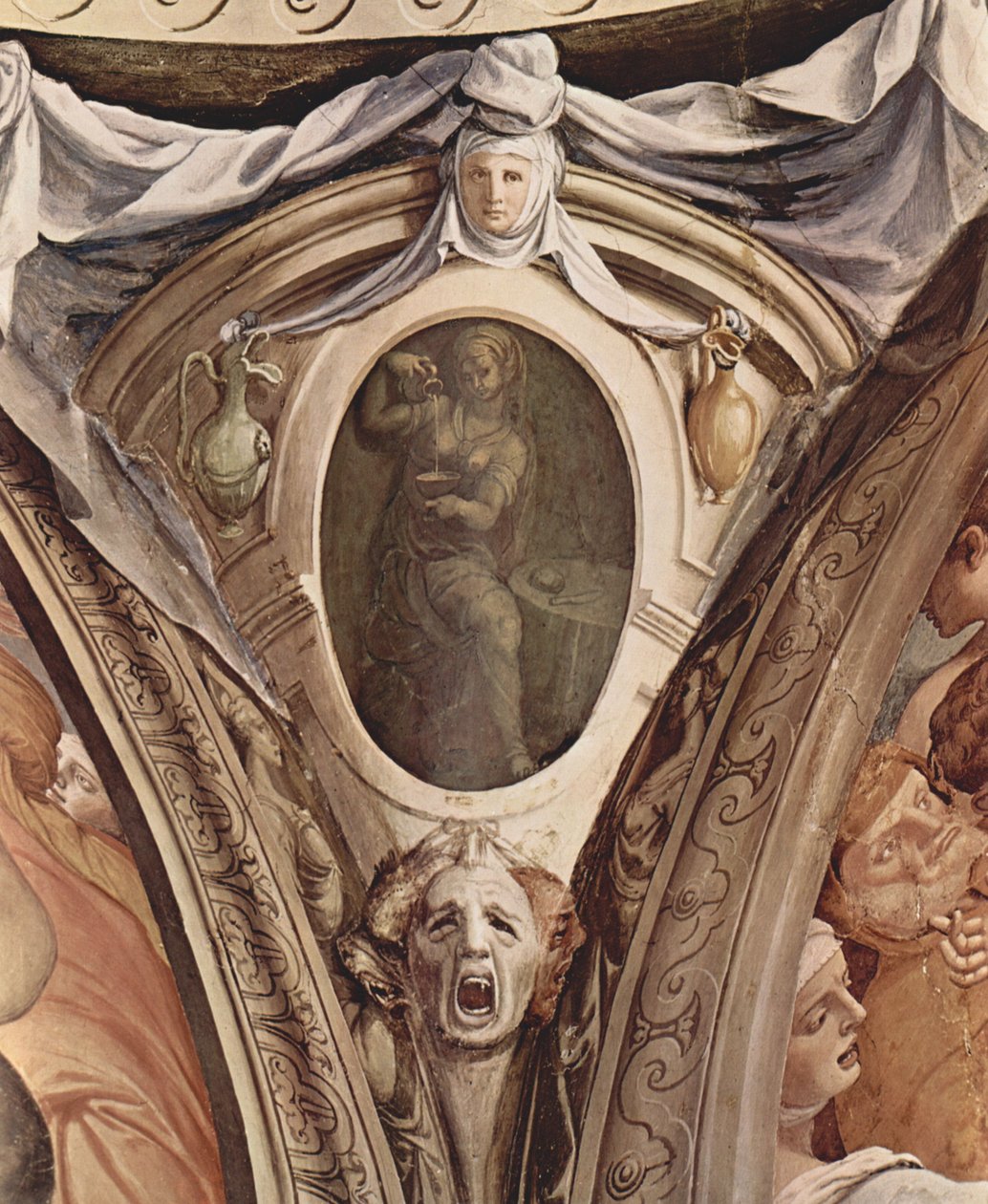 Kardinal Erdemlerin Alegorileri. Eleonora Da Toledo Şapelindeki Freskler by Agnolo Bronzino