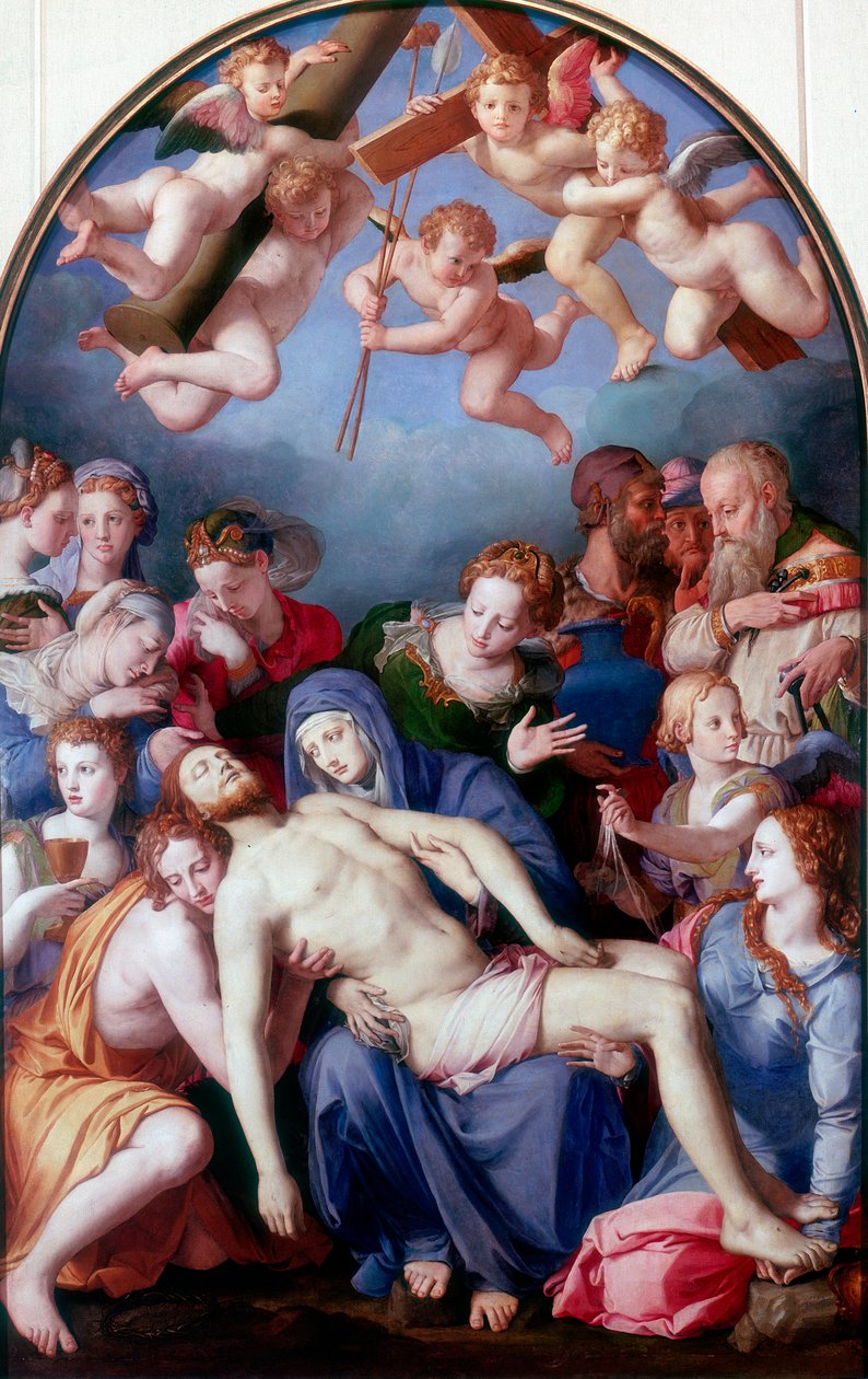 Çarmıhtan Tahliye, 1443-1445 by Agnolo Bronzino