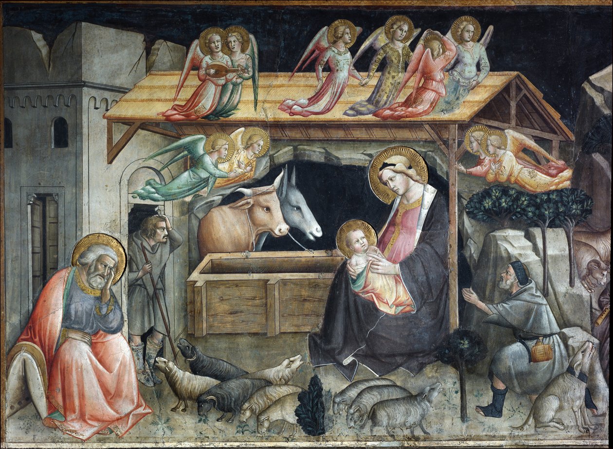 Kreş (beşik) Boyama Agnolo Gaddi (1350-1396) Duomo, Sacro Cingolo Prato Şapeli by Agnolo Gaddi