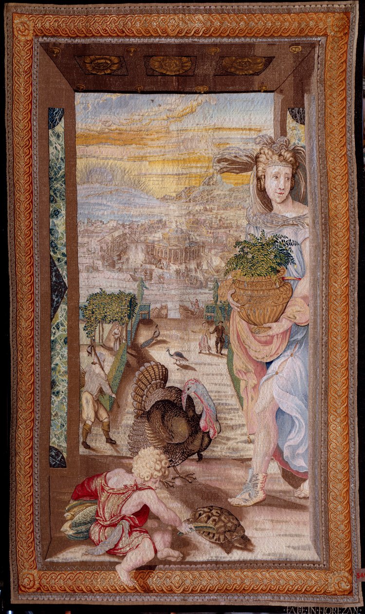 İlkbahar. (Goblen by Agnolo Bronzino