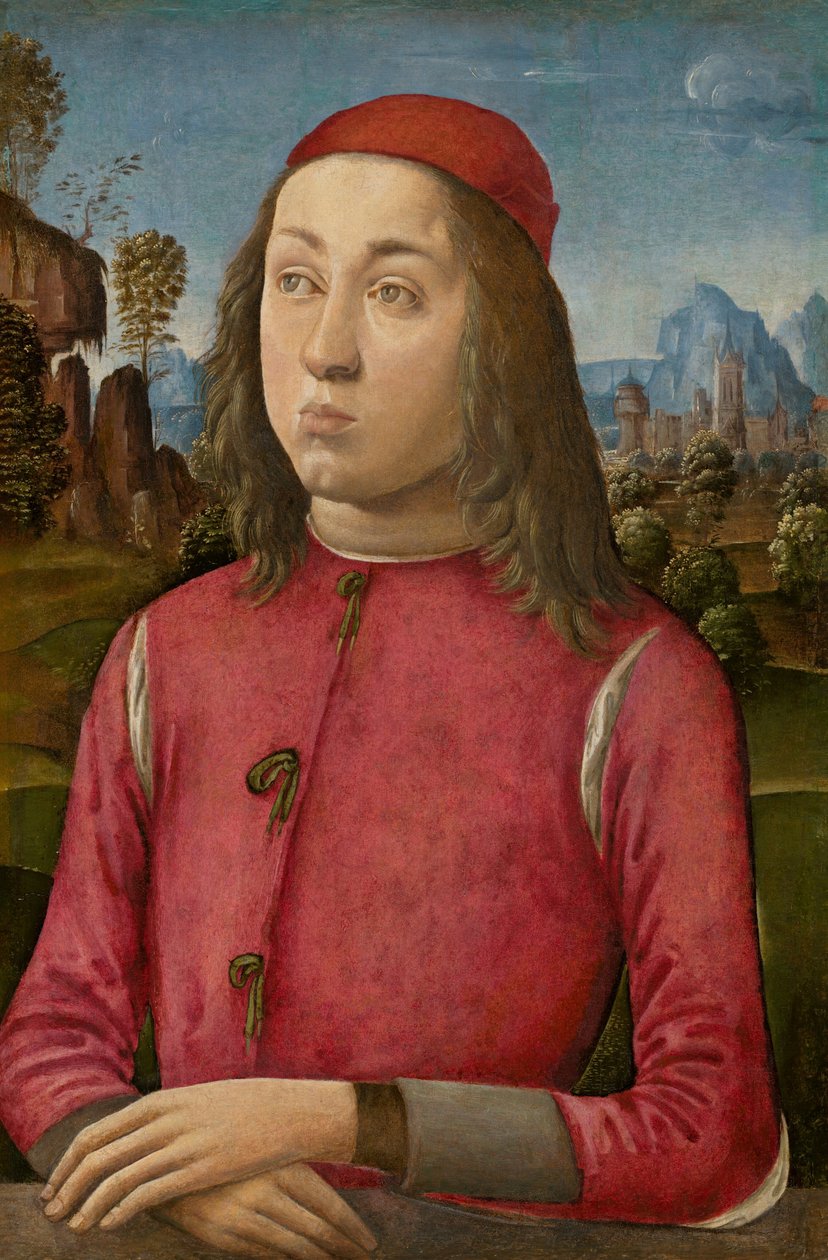 Bir Gençliğin Portresi by Agnolo di Domenico del Mazziere or Donnino di Domenico