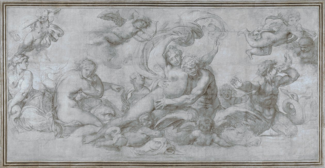 deniz zaferi by Agostino Carracci