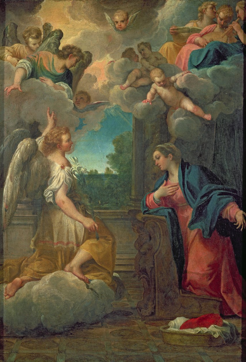 Duyuru by Agostino Carracci