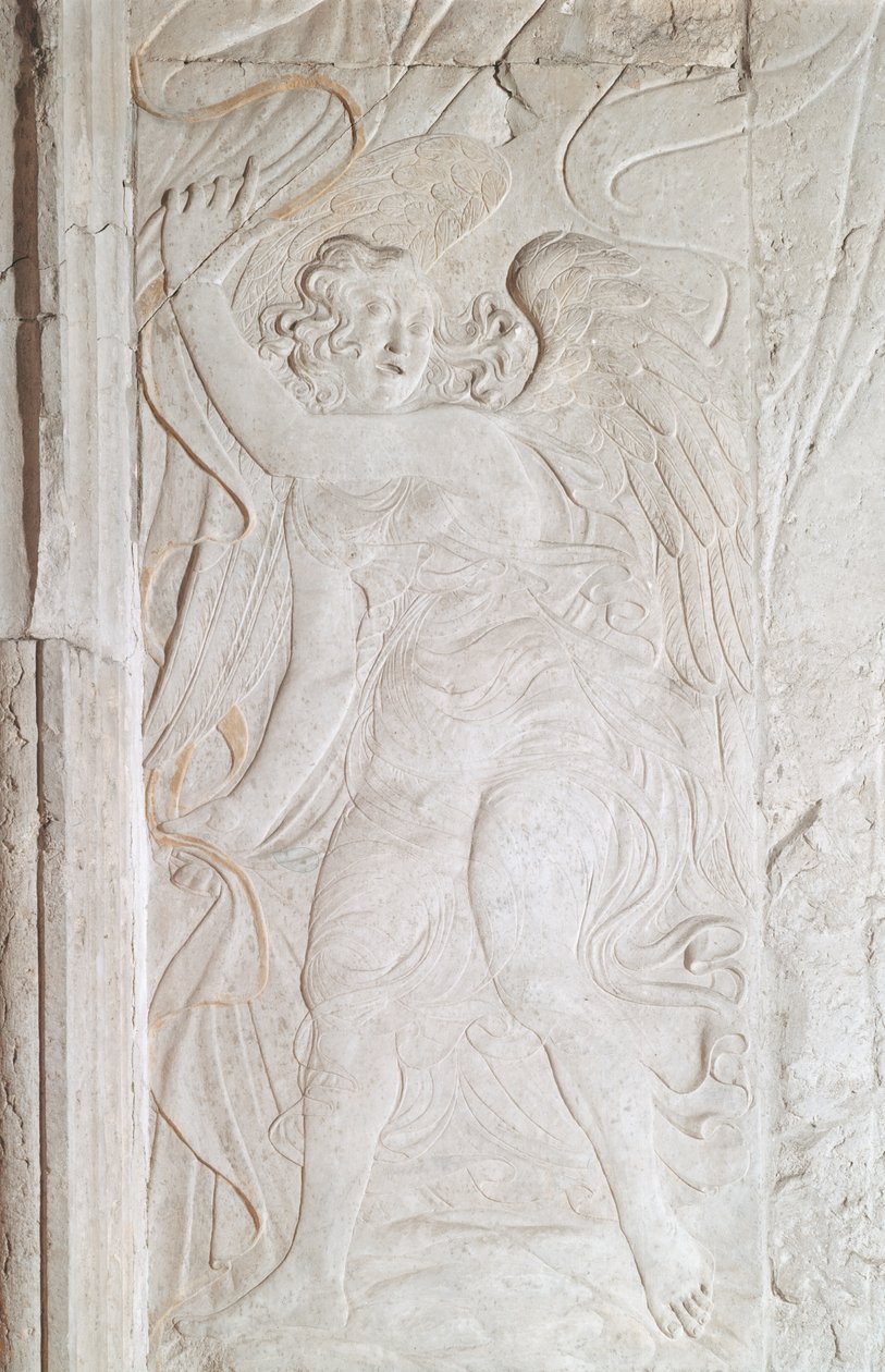 Bir Melek, c.1450-55 (mermer) by Agostino di Duccio