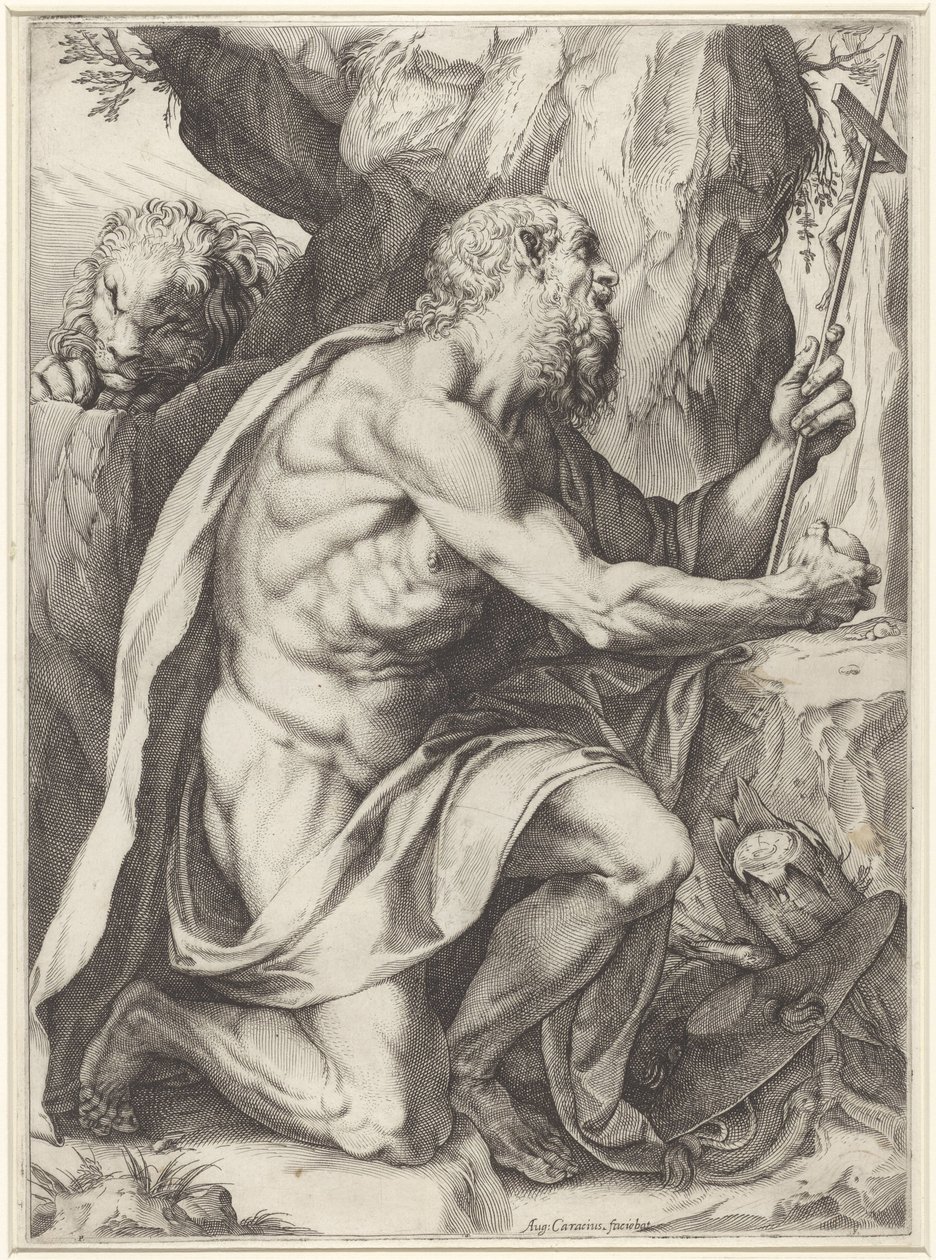 Aziz Jerome by Agostino Carracci