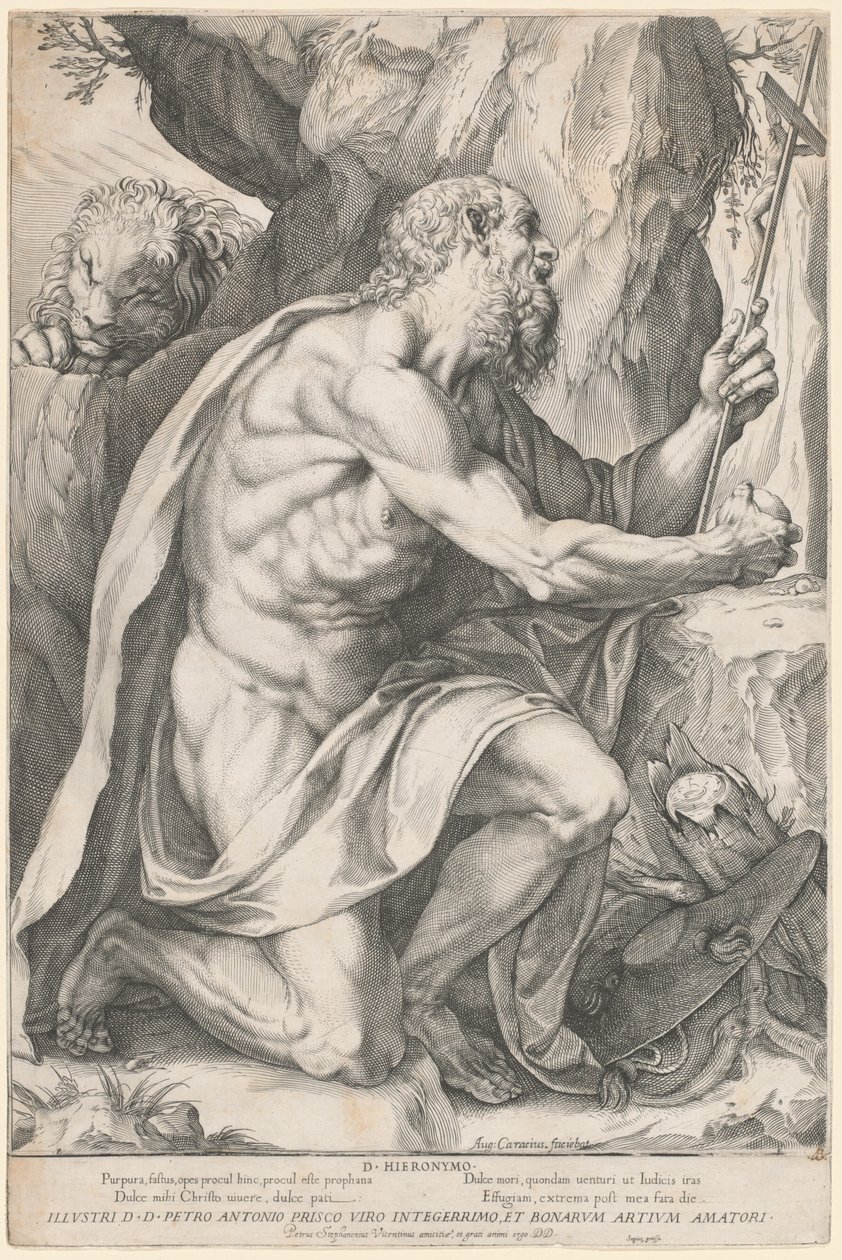 Aziz Jerome by Agostino Carracci