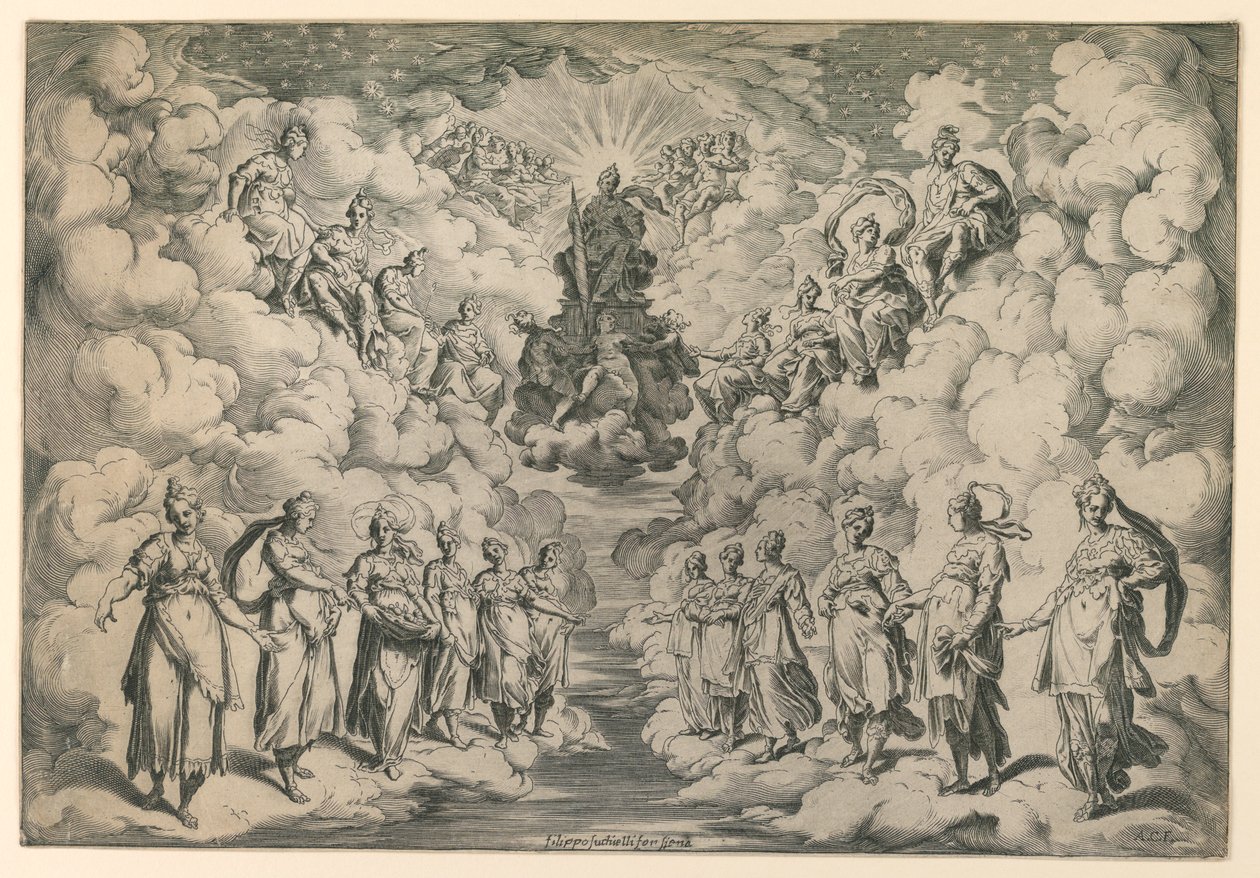 Kürelerin Uyumu by Agostino Carracci