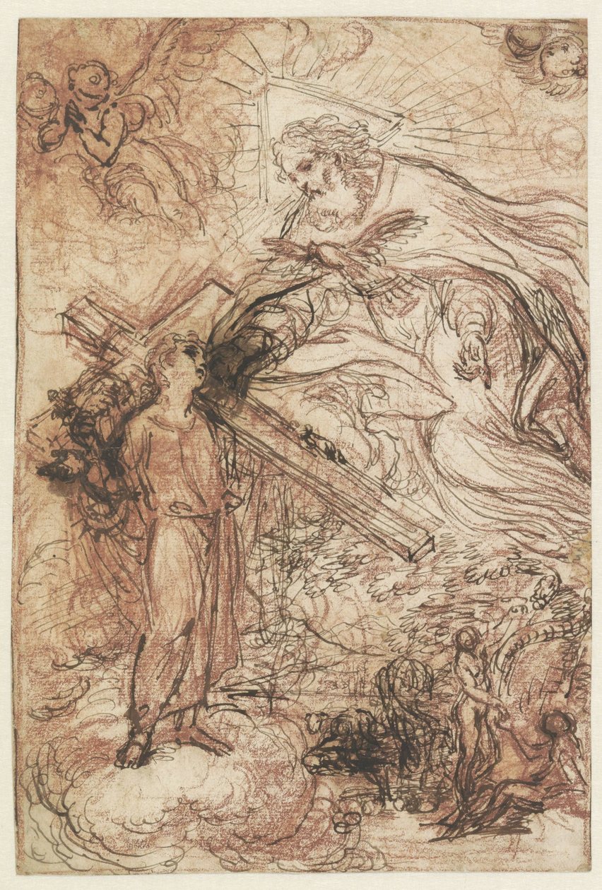 Kutsal Üçlü ve Düşüş by Agostino Masucci (attributed to)