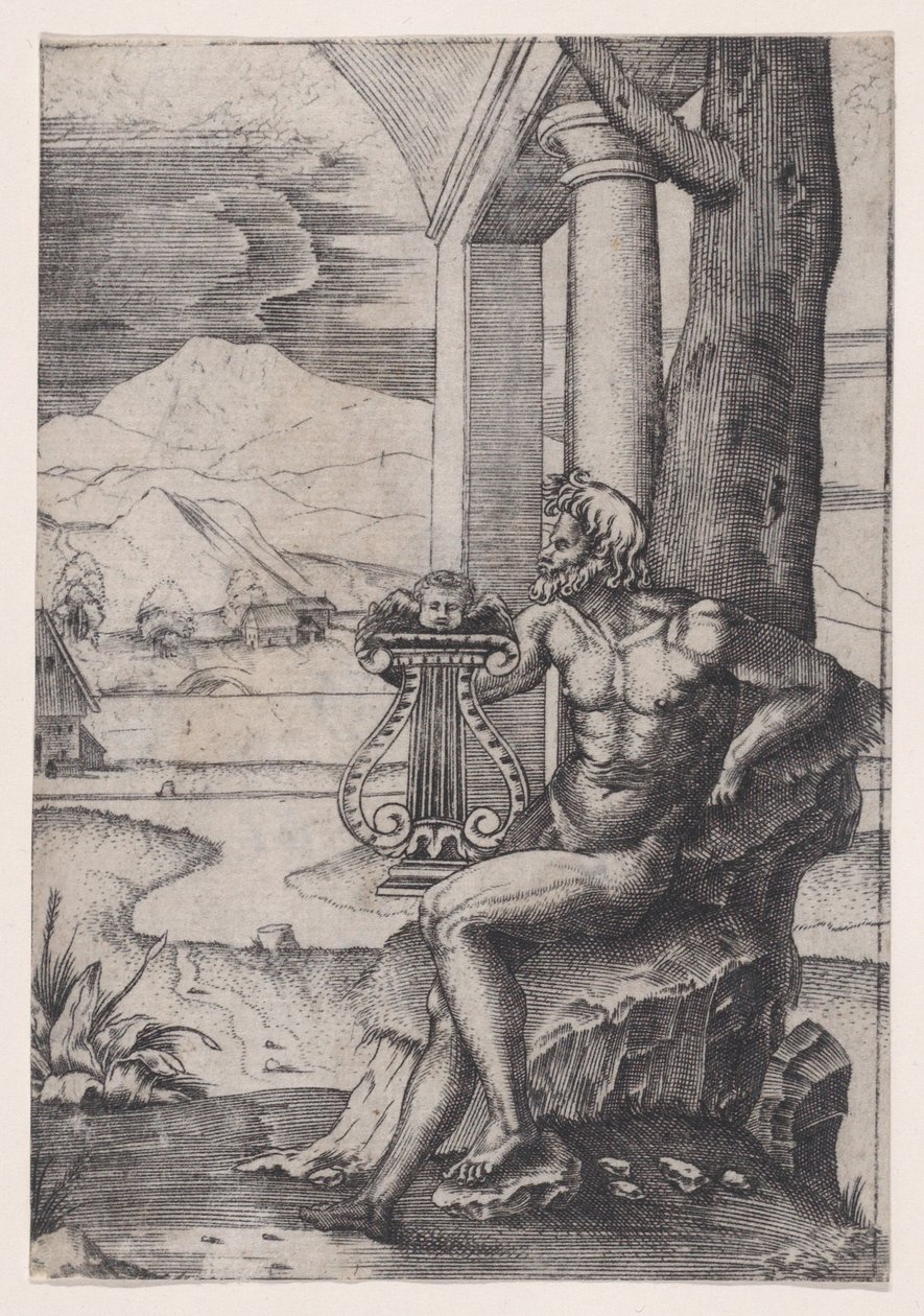Lirli Adam, ca. 1514-36. by Agostino Veneziano