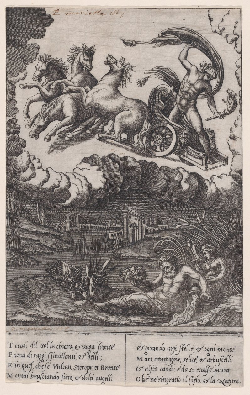 Fayton, yaklaşık 1514-36. by Agostino Veneziano