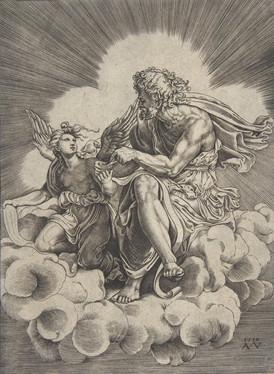 Aziz Matta, 1518 tarihli. by Agostino Veneziano