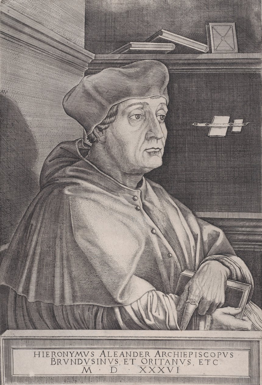 Brindisi Başpiskoposu, 1536 tarihli. by Agostino Veneziano