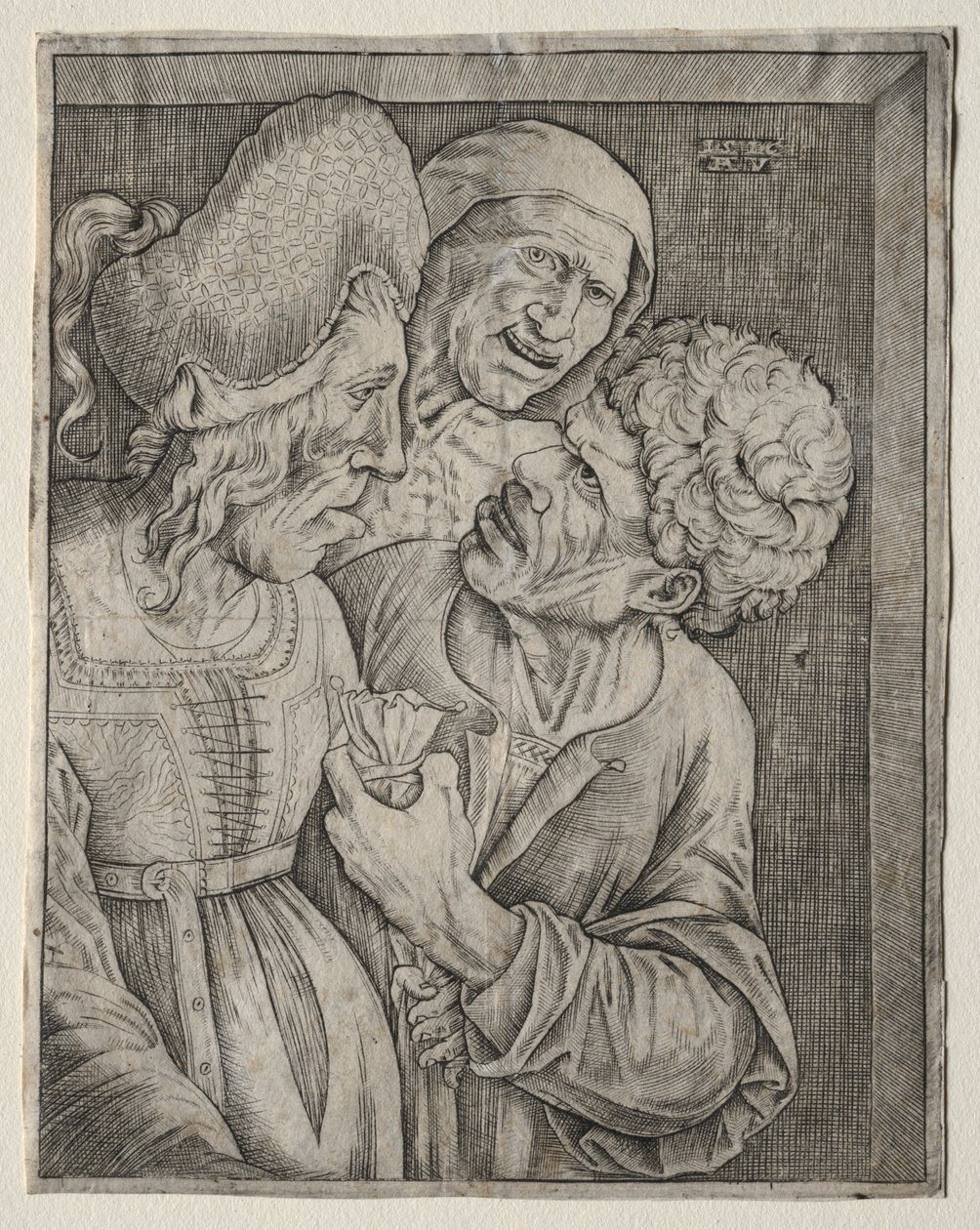 Zengin Yaşlı Kadın by Agostino Veneziano