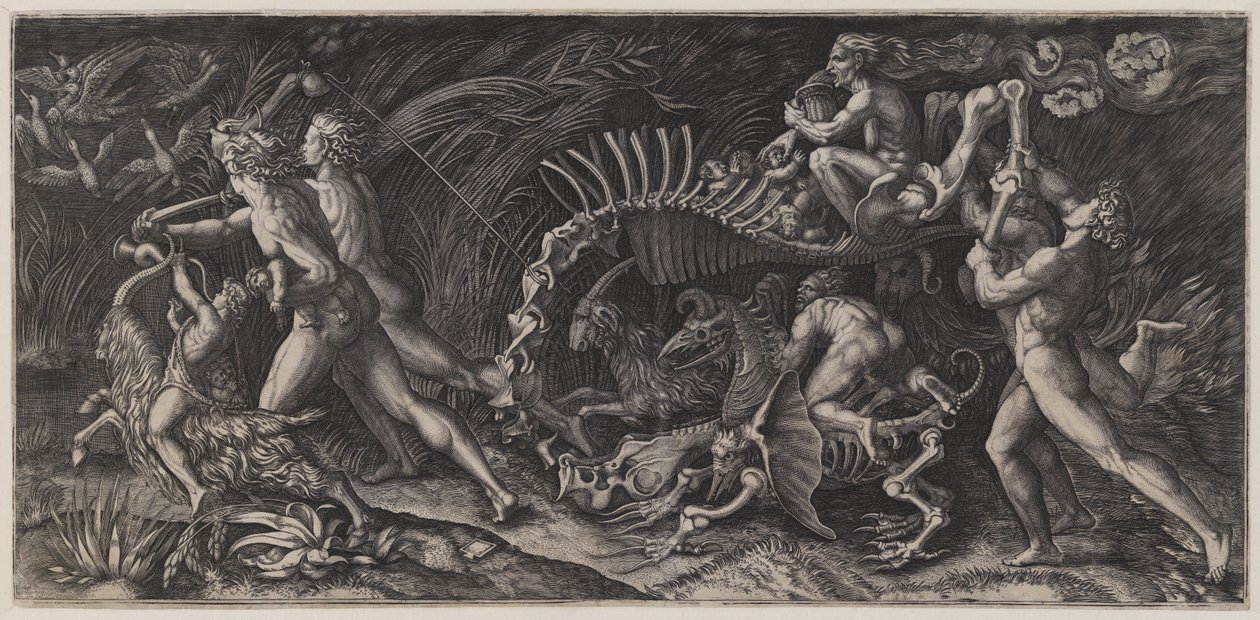 Ådslet ("Lo Stregozzo") by Agostino Veneziano