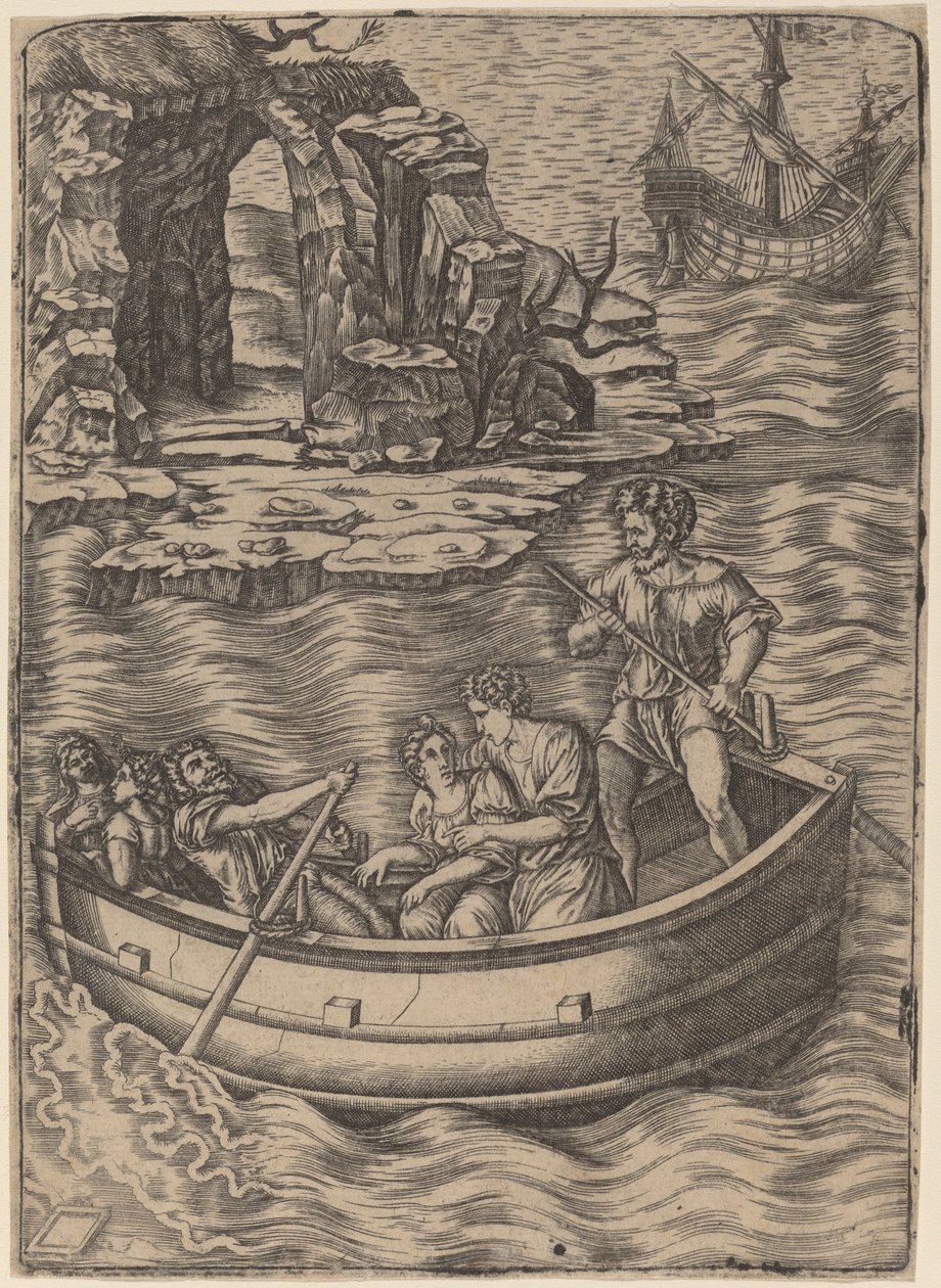 Barc by Agostino dei Musi after Raphael