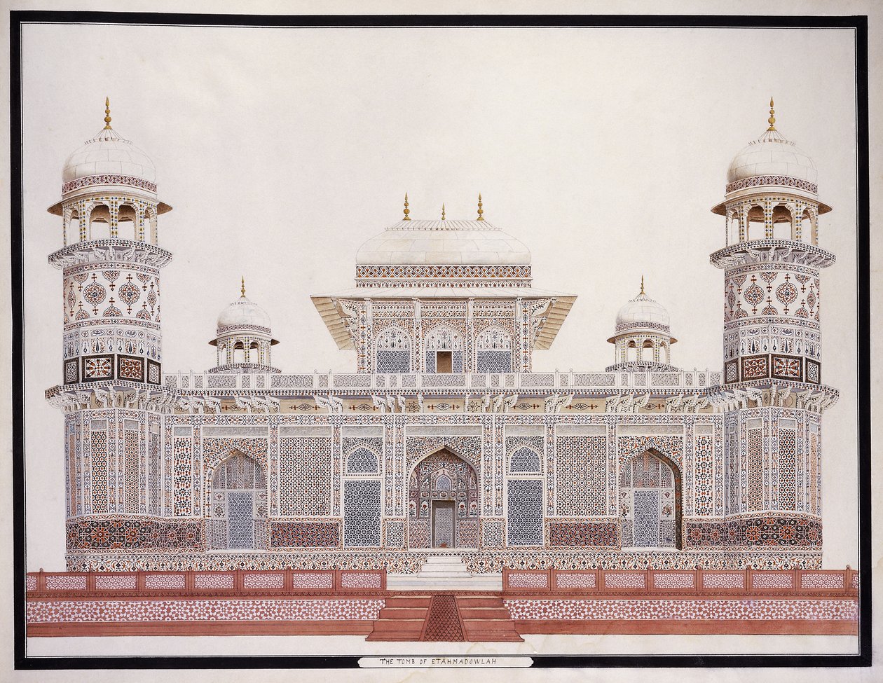 Etahmadowlah Mezarı, c. 1815 by Agra School