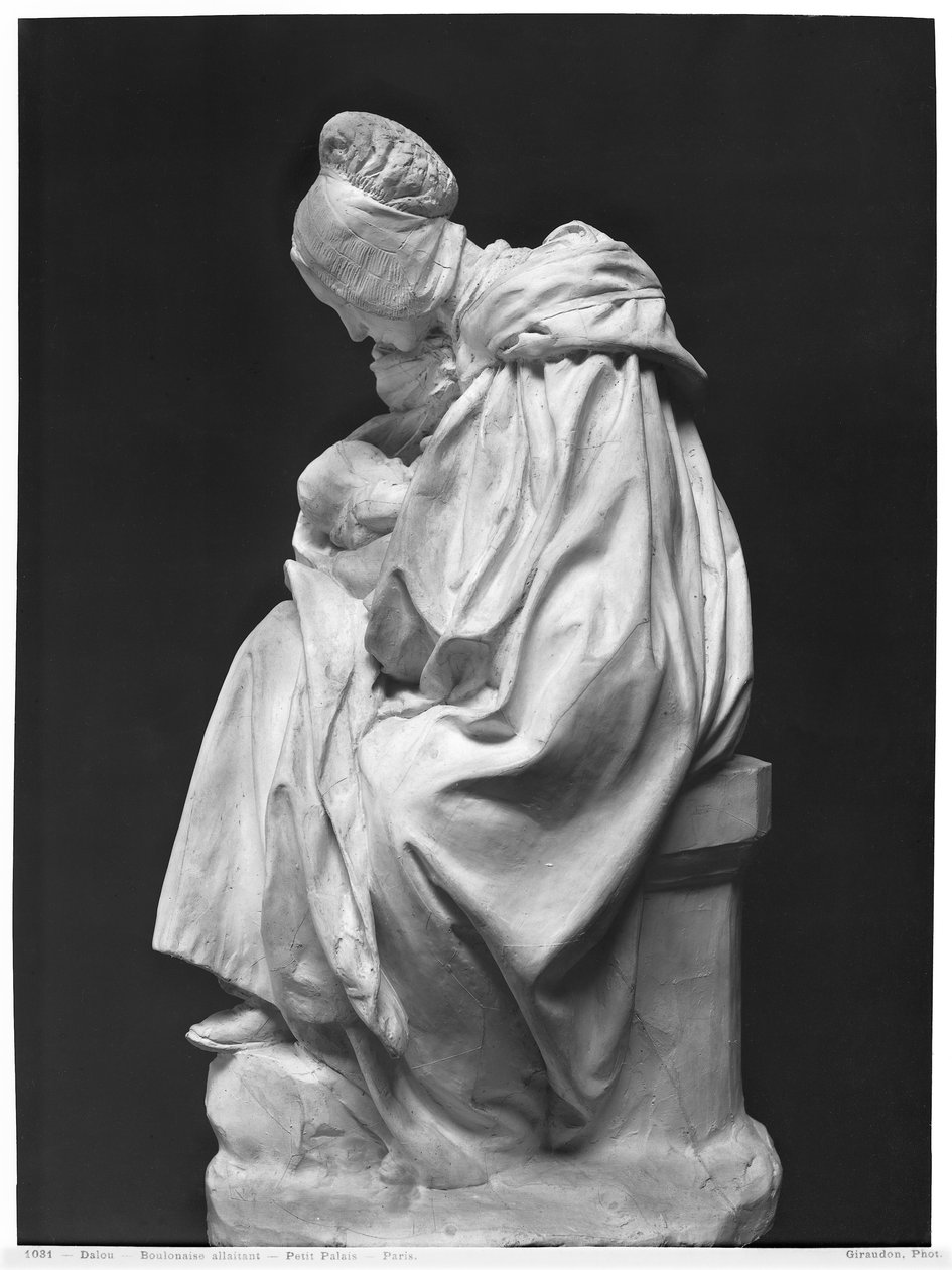 Çocuğunu Besleyen Boulonnaise Kadın (alçı) (ayrıca bkz. 217912) by Aime Jules Dalou