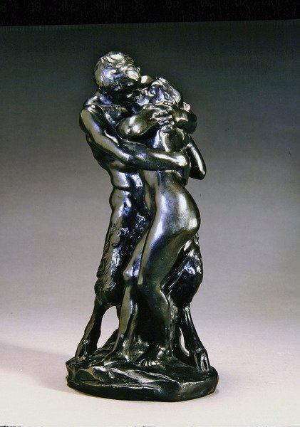 Öpücük (bronz) by Aime Jules Dalou