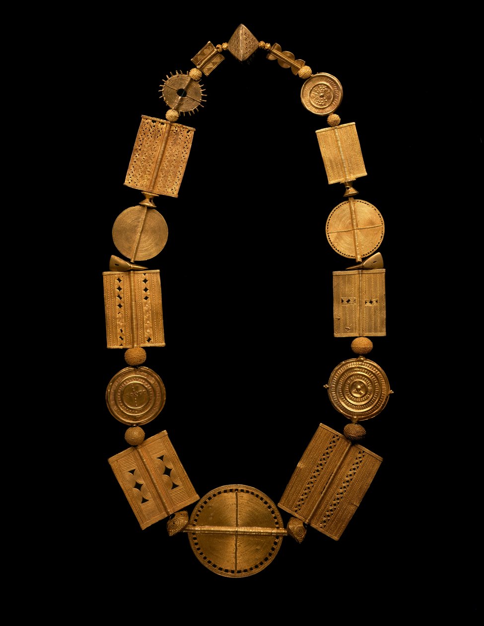 Kolye, Gana, c.1900 (altın) by Akan School