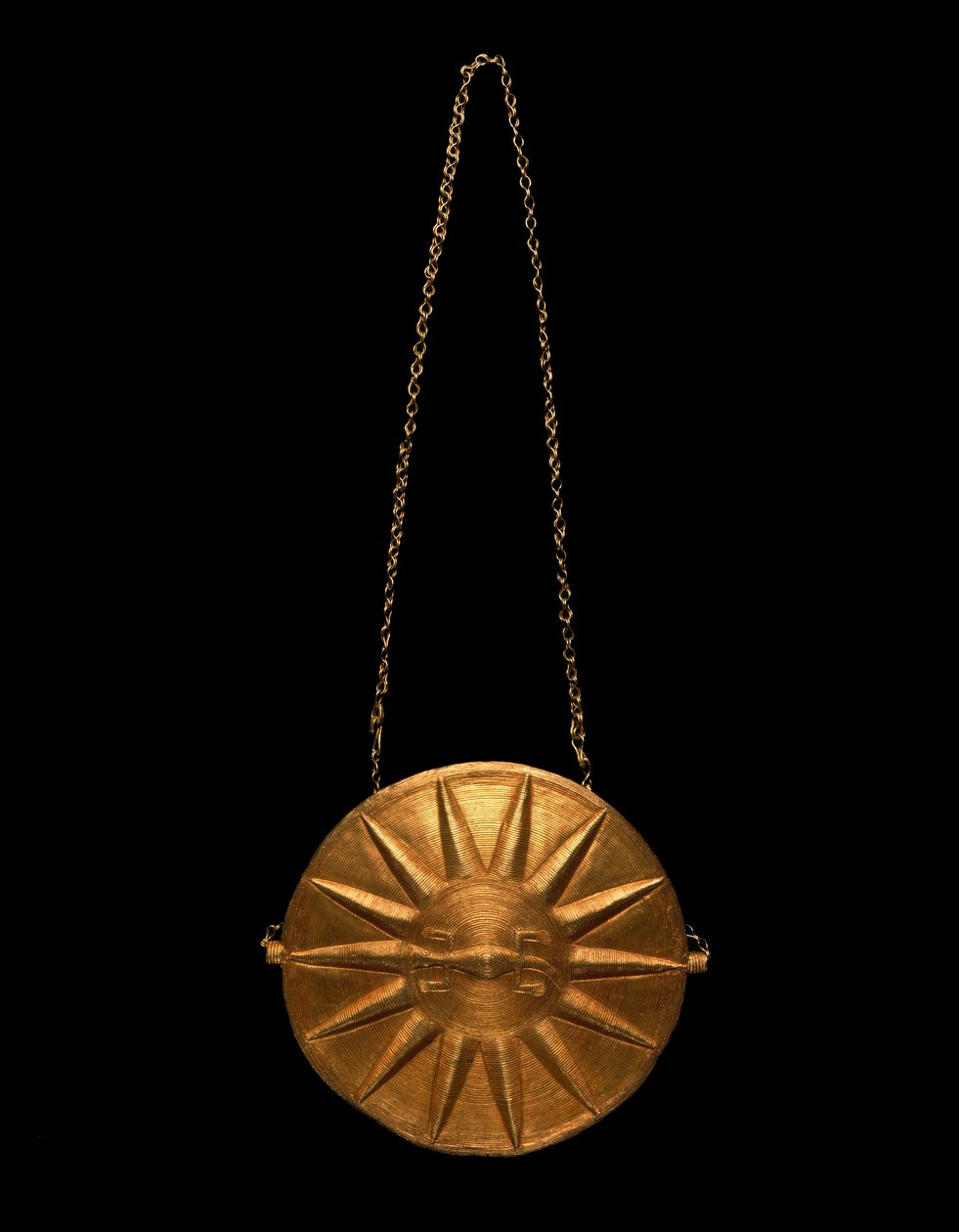 Pektoral, Fildişi Sahili, 1900-25 (altın) by Akan School