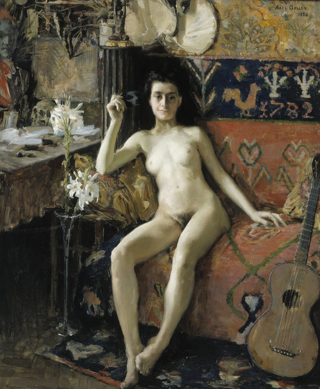 maskesiz by Akseli Gallen Kallela