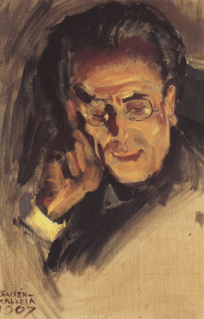 Gustav Mahler'in Portresi, 1907 by Akseli Gallen Kallela