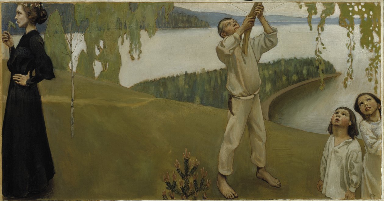 Bahar, 1903 by Akseli Gallen Kallela