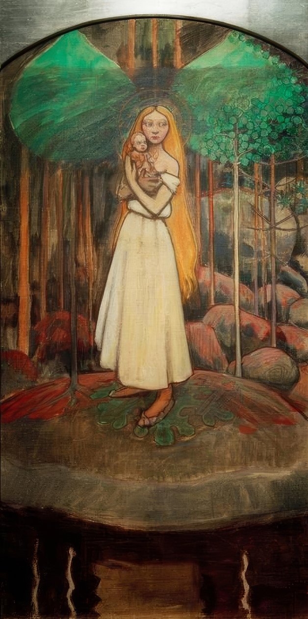 A.Gallen-Kallela, Marjatta u. Noel türü by Akseli Valdemar Gallen Kallela