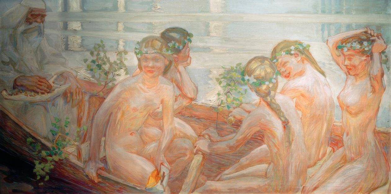 A.Gallen-Kallela, Väinämöinens Reise by Akseli Valdemar Gallen Kallela