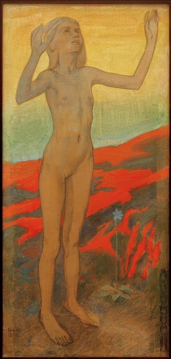 adorant by Akseli Valdemar Gallen Kallela