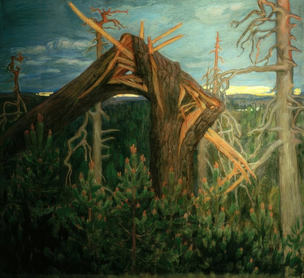 kırık çene by Akseli Valdemar Gallen Kallela