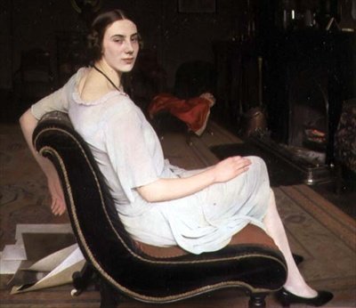 Marguerite, c.1927 (tuval üzerine yağlı boya) by Alan Beeton