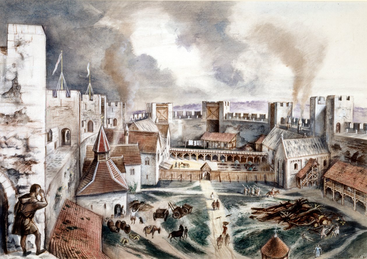 Framlingham Kalesi, 13. yüzyıl, 1960